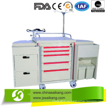 China Productos Lubricante ABS Tratamiento de Enfermería Trolley